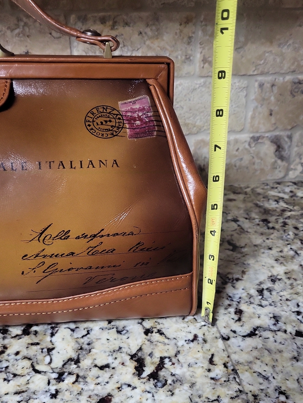 Patricia Nash Brianza Discovery Postcard Frame Satchel - Picture 3 of 15